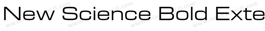 New Science Bold Extended字体转换
